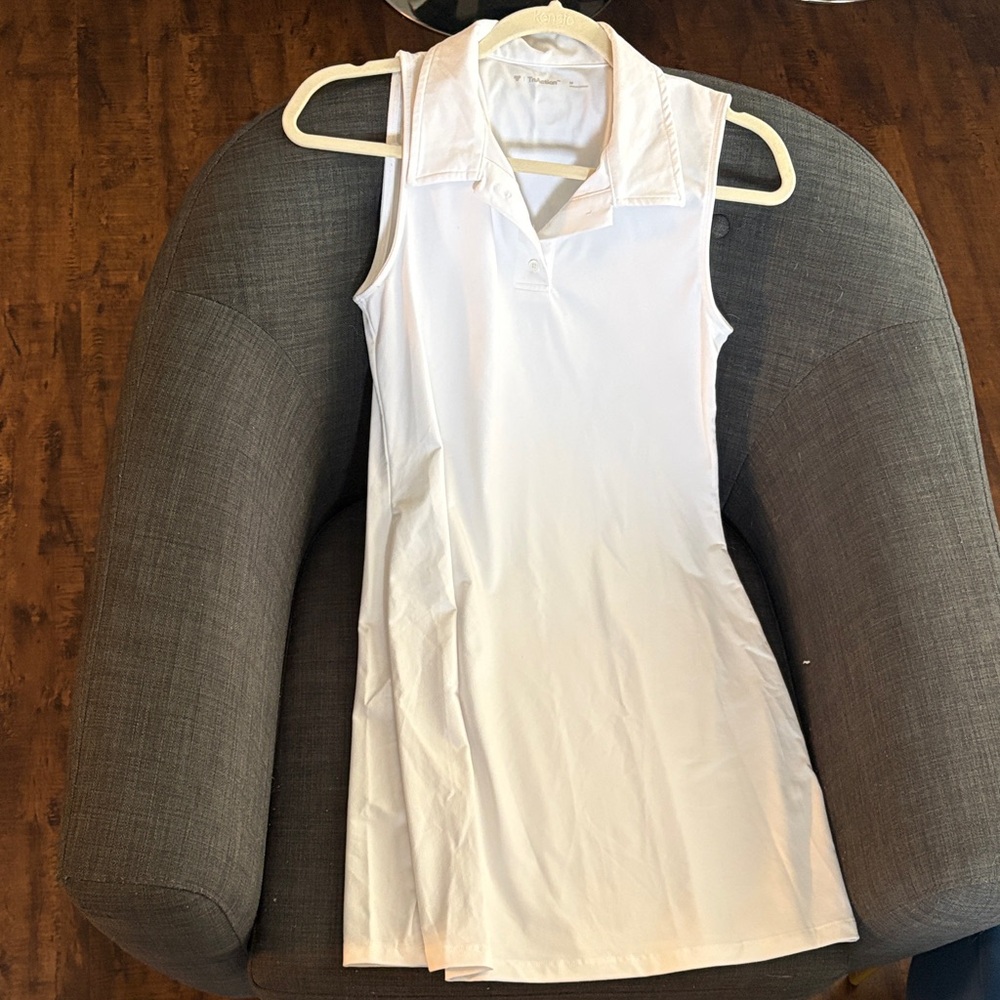 Aritzia White Sleeveless Mini Dress